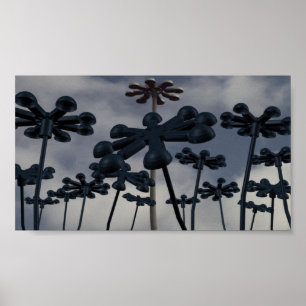 Städtische Blume Poster