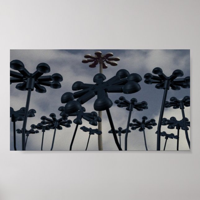 Städtische Blume Poster (Vorne)