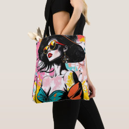 Städtische Blüten-Silhouette-Tasche 🌸✨