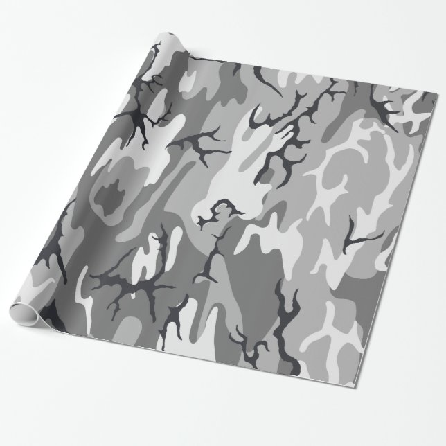 Städtische Camouflage Geschenkpapier (Ungerollt)