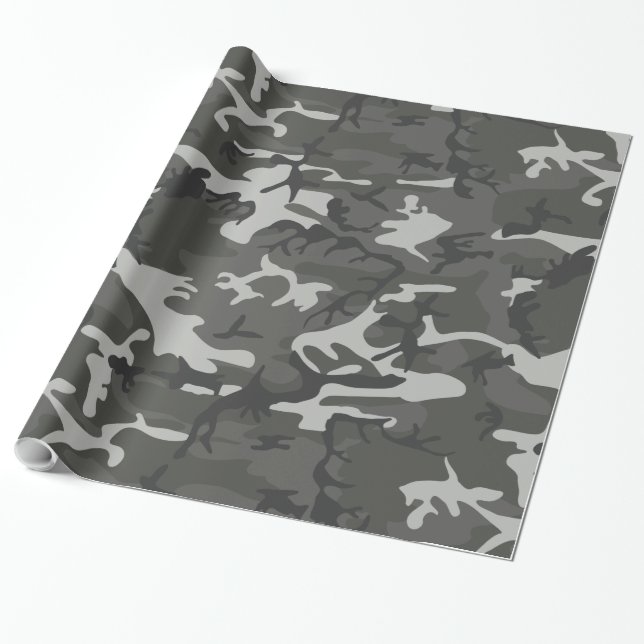 Städtische Camouflage Geschenkpapier (Ungerollt)