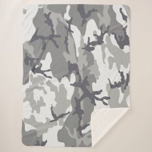 Städtische Camouflage Sherpadecke