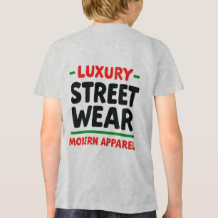 Städtische Eleganz: Luxus-Straßenbekleidungsdesign Tri-Blend Shirt