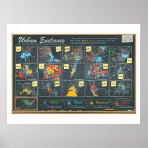 Städtische Enklaven Poster