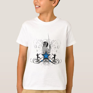 Städtische fechtende Illustration T-Shirt