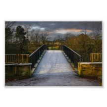 Städtische Frosty Footbridge, Bradford