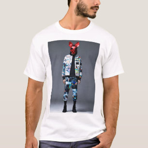 "Städtische Fusionsassistent: Keith Haring x Bape T-Shirt