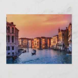 Städtische Gebäude in Venedig Postkarte