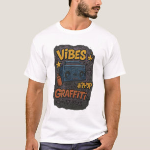 Städtische Graffiti-Energie – Lebendige Streetwear T-Shirt