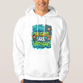 Städtische Graffiti Kapuzenjacke - "Shhh... Hoodie