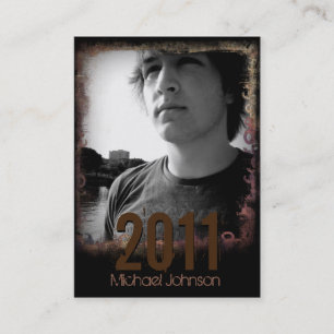 Städtische Grunge-Abschluss-Mitteilungs-Karte Telefonnummerkarte