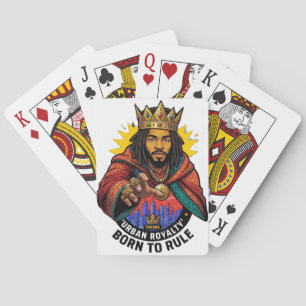 Städtische Königliche Geboren, um zu herrschen Kön Spielkarten
