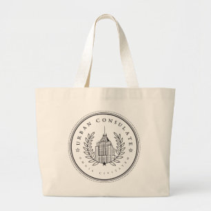 Städtische Konsulat-Tasche Jumbo Stoffbeutel