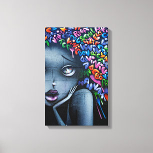 Städtische Kunst Leinwanddruck