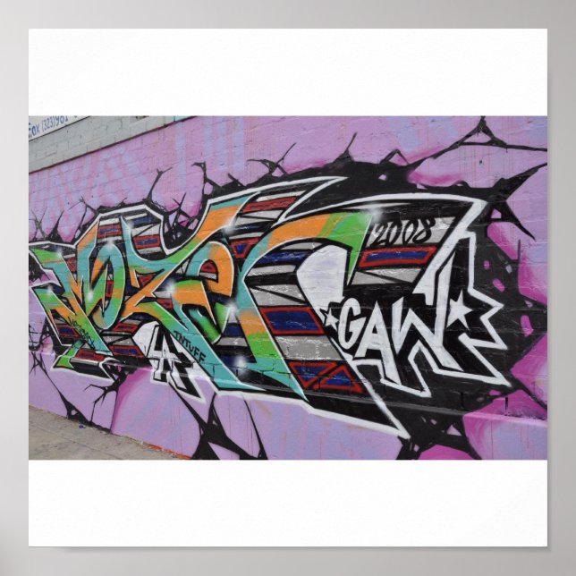 Städtische Kunst Poster (Vorne)