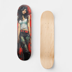 Städtische Kunst Skateboard