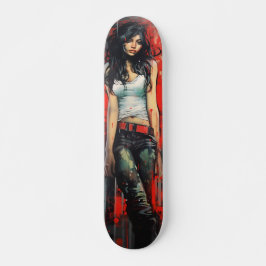 Städtische Kunst Skateboard