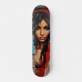 Städtische Kunst Skateboard