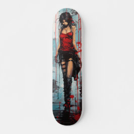 Städtische Kunst Skateboard