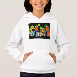 Städtische Landschaft Hoodie