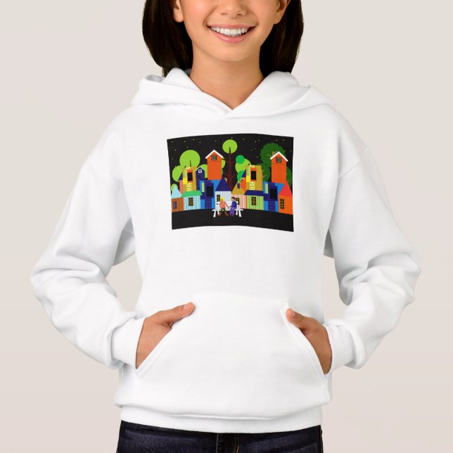 Städtische Landschaft Hoodie (Vorderseite)