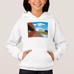 Städtische Landschaft Hoodie