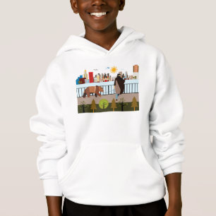 Städtische Landschaft Hoodie