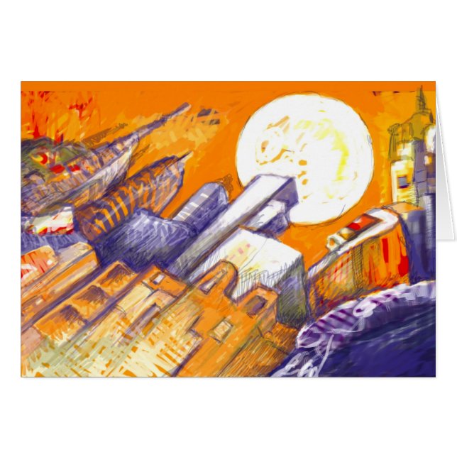 Städtische Landschaft I (Vorderseite (Horizontal))