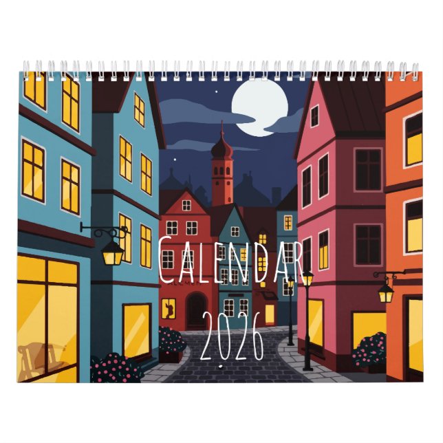 Städtische Landschaft Kalender (Titelbild)