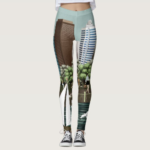 Städtische Landschaft Leggings