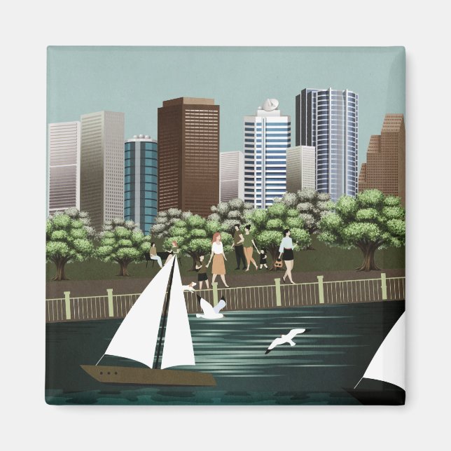 Städtische Landschaft Magnet (Vorne)