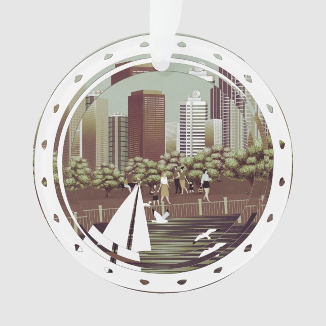 Städtische Landschaftsdekoration Ornament (Vorderseite)