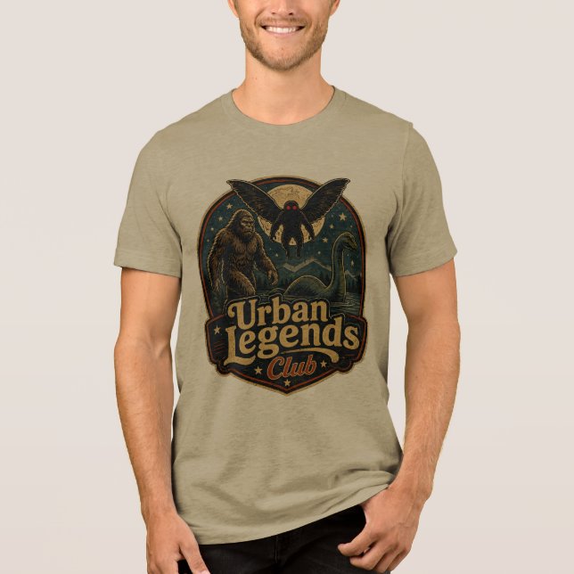 Städtische Legenden Tri-Blend Shirt (Vorderseite)