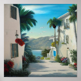 Städtische Malerei Poster