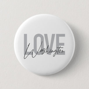 Städtische, moderne, einfache, coole Design-Liebe  Button