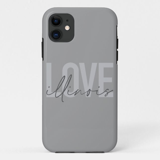 Städtische, moderne, einfache, coole Design Liebe  Case-Mate iPhone Hülle (Rückseite)