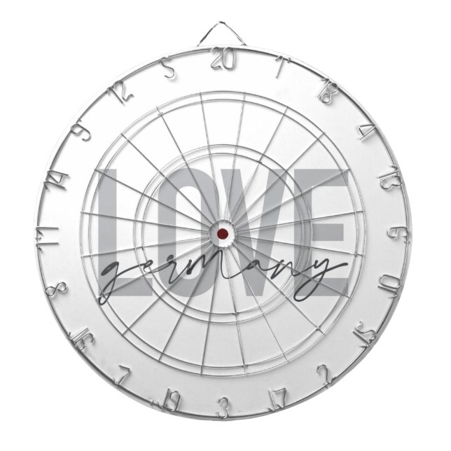 Städtische, moderne, einfache, coole Design-Liebe  Dartscheibe (vorne)