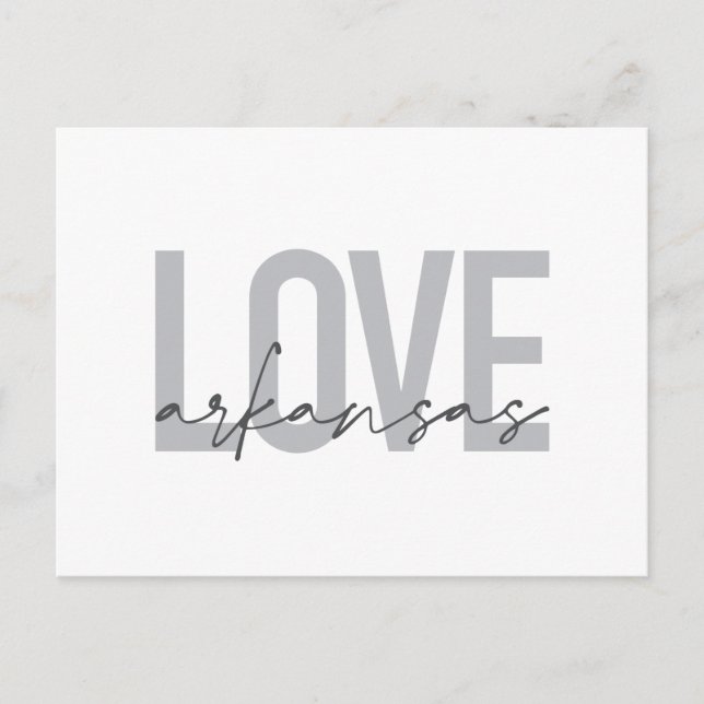 Städtische, moderne, einfache, coole Design Liebe  Postkarte (Vorderseite)