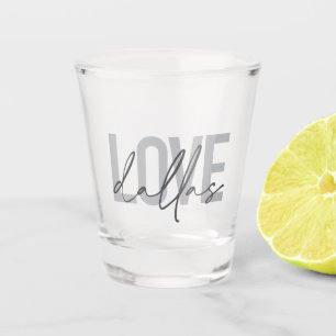 Städtische, moderne, einfache, trendige Design-Lie Schnapsglas