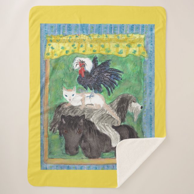 Städtische Musiker Bremen - Wasserfarbe Sherpadecke (Vorderseite)