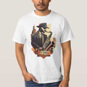 Städtische Nächte Sanfte Vibes T-Shirt