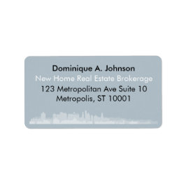 Städtische Real Anwesen Custom Rücksendeadressen-A Adressaufkleber