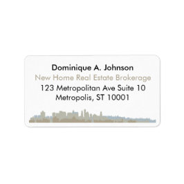 Städtische Real Anwesen Custom Rücksendeadressen-A Adressaufkleber