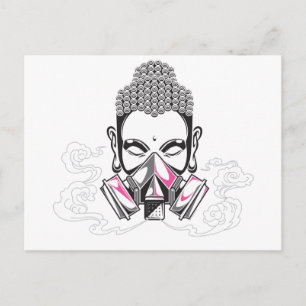 Städtische ReinigungDunkel Postkarte