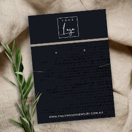 STÄDTISCHE SCHWARZE KRAFT-DOTS ERSCHNITTEN VORANGE VISITENKARTE