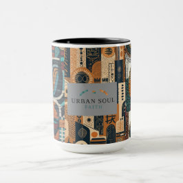 Städtische Seelenmuster Tasse