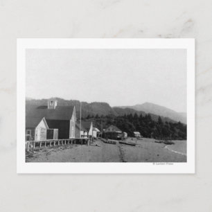 Städtische Sicht auf Seldovia, Alaska-Foto Postkarte