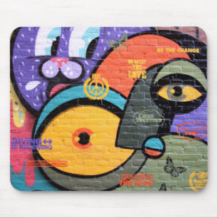 Städtische Straße Kunst-Graffiti Mousepad