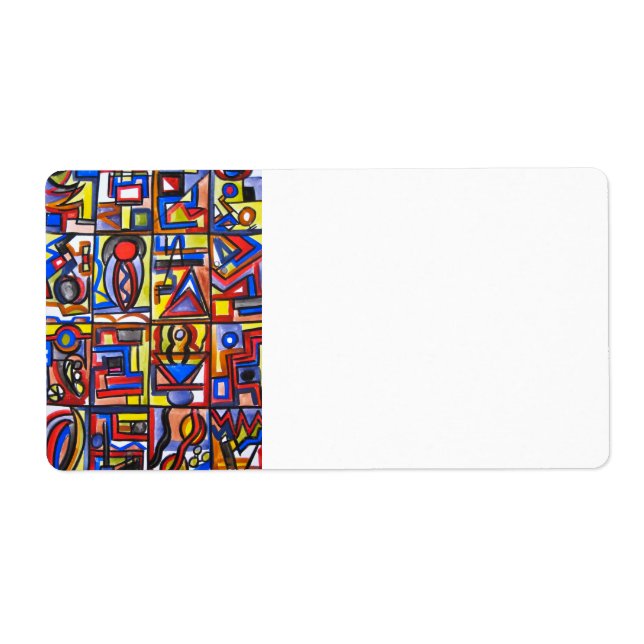 Städtische Straße Zwei-moderne Bauhaus Geometrisch (Vorne)