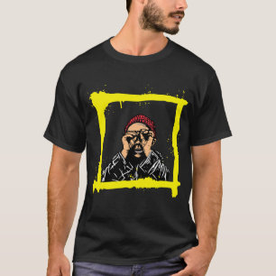 Städtische Straßenkunst mit kräftigem Rahmen T-Shirt